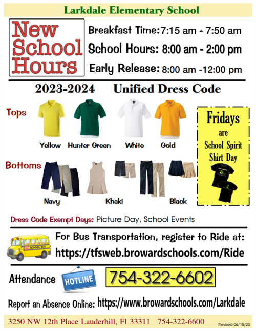 New School Hours